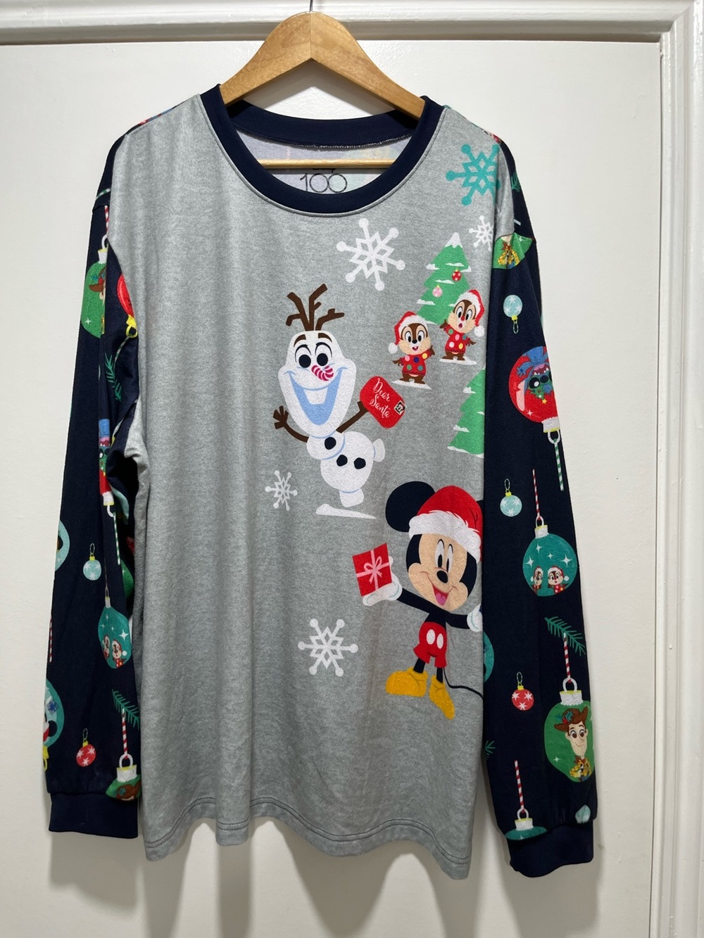 Disney 100 Pajama Top 2XL Unisex